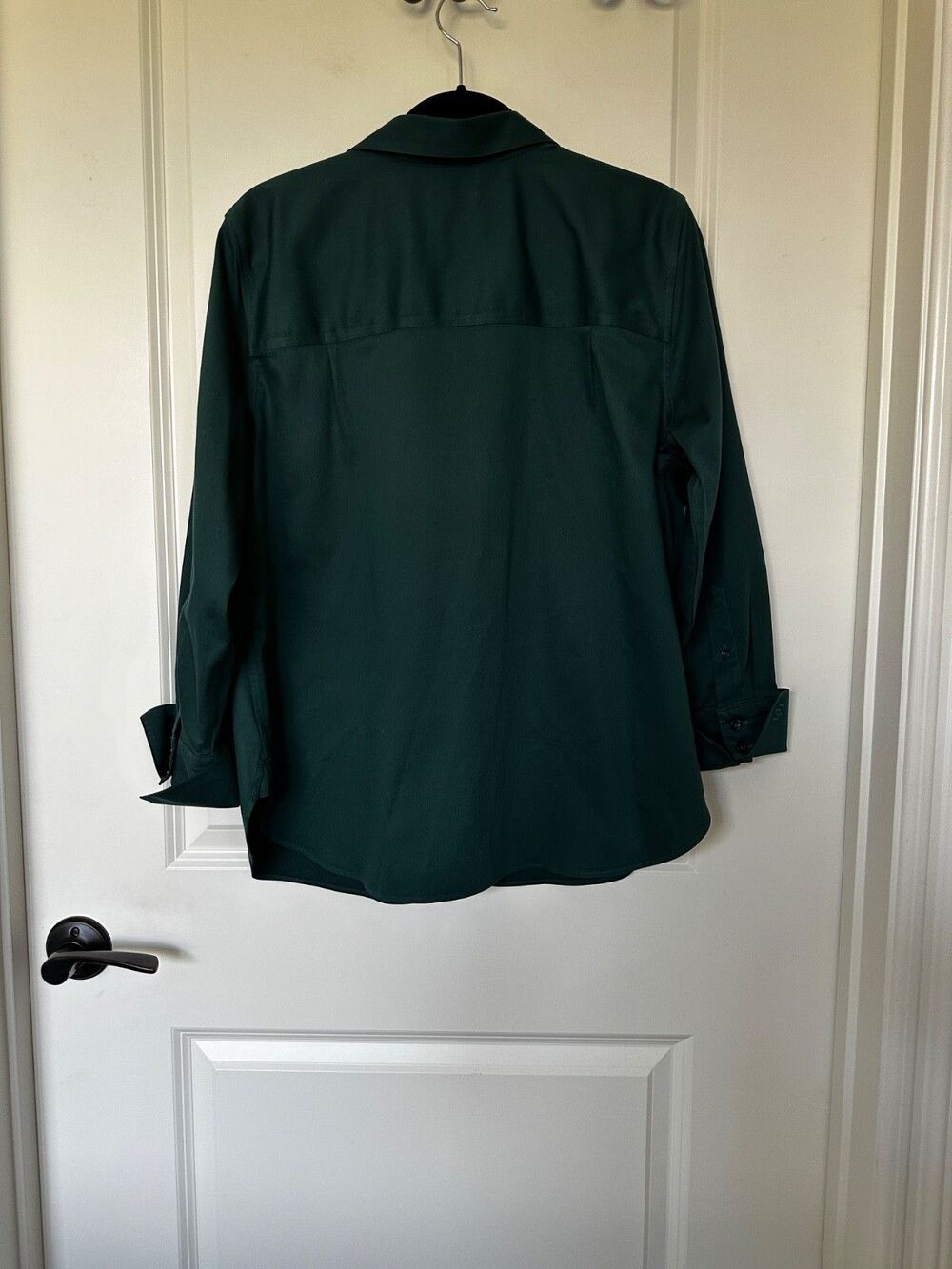Chico's No-Iron Button-Down Enchanted Forest Green Chico’s 2 (Large / US 12)